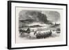 Fire of the Stores of Petropawloski, 1855-null-Framed Giclee Print