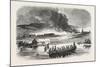 Fire of the Stores of Petropawloski, 1855-null-Mounted Giclee Print