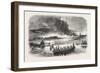 Fire of the Stores of Petropawloski, 1855-null-Framed Giclee Print