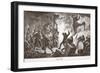 Fire on Boad the Ship, 1876-null-Framed Giclee Print