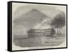 Fire on Board the Ship Fort William, at Hong-Kong-null-Framed Stretched Canvas