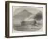 Fire on Board the Ship Fort William, at Hong-Kong-null-Framed Giclee Print