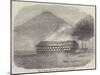 Fire on Board the Ship Fort William, at Hong-Kong-null-Mounted Giclee Print