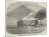 Fire on Board the Ship Fort William, at Hong-Kong-null-Mounted Giclee Print