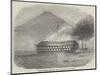 Fire on Board the Ship Fort William, at Hong-Kong-null-Mounted Giclee Print