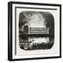 Fire on the Wharf De Billy, Paris, 18 November 1855, France-null-Framed Giclee Print