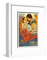 Fire over England, Flora Robson, Laurence Olivier, 1937-null-Framed Photo