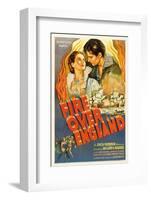 Fire over England, Flora Robson, Laurence Olivier, 1937-null-Framed Photo