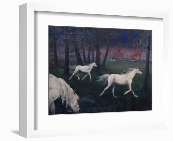 Fire, Panic, Wild Horses, 1947-Bettina Shaw-Lawrence-Framed Giclee Print