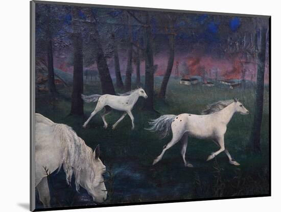 Fire, Panic, Wild Horses, 1947-Bettina Shaw-Lawrence-Mounted Giclee Print