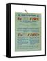 Fire Safety Hop Pickers-null-Framed Stretched Canvas