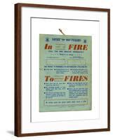 Fire Safety Hop Pickers-null-Framed Giclee Print