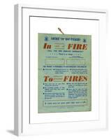 Fire Safety Hop Pickers-null-Framed Giclee Print