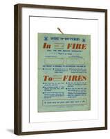 Fire Safety Hop Pickers-null-Framed Giclee Print