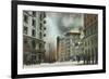 Fire Scene, 1906, San Francisco, California-null-Framed Art Print