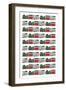 Fire Station Repeat Print-Sarah Evans-Framed Premium Giclee Print