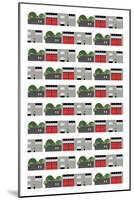 Fire Station Repeat Print-Sarah Evans-Mounted Giclee Print