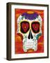 Fire Sugar Skull-Kerri Ambrosino-Framed Giclee Print