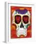 Fire Sugar Skull-Kerri Ambrosino-Framed Giclee Print