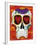 Fire Sugar Skull-Kerri Ambrosino-Framed Giclee Print