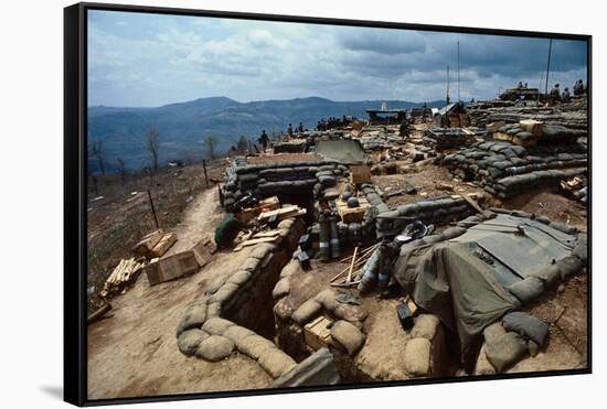 Fire Support Base Delta One in Laos-null-Framed Stretched Canvas