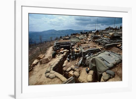 Fire Support Base Delta One in Laos-null-Framed Photographic Print