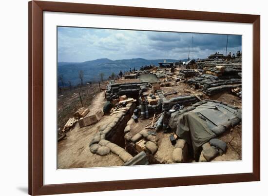 Fire Support Base Delta One in Laos-null-Framed Photographic Print