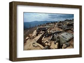 Fire Support Base Delta One in Laos-null-Framed Photographic Print