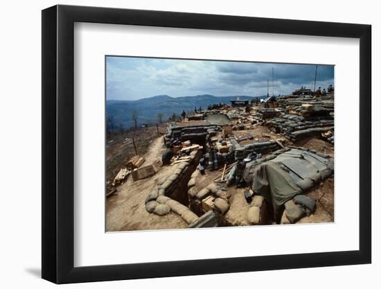 Fire Support Base Delta One in Laos-null-Framed Photographic Print