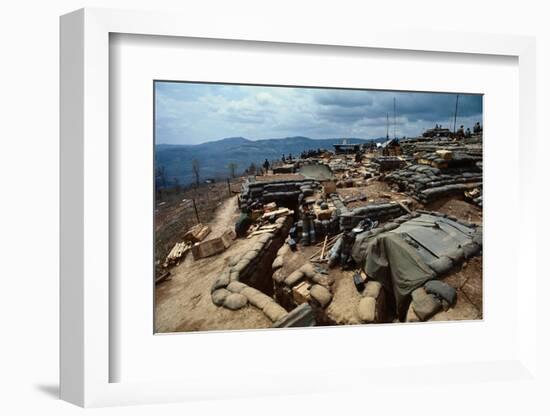 Fire Support Base Delta One in Laos-null-Framed Photographic Print