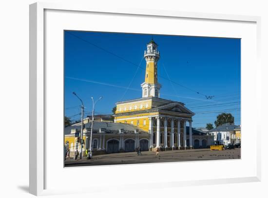 Fire Tower on Susaninskaya Square, Kostroma, Golden Ring, Russia, Europe-Michael Runkel-Framed Photographic Print