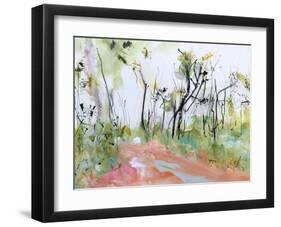 Fire Trail Through Loftus Ridge-Ann Gordon-Framed Art Print