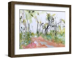 Fire Trail Through Loftus Ridge-Ann Gordon-Framed Art Print