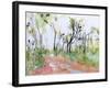 Fire Trail Through Loftus Ridge-Ann Gordon-Framed Art Print