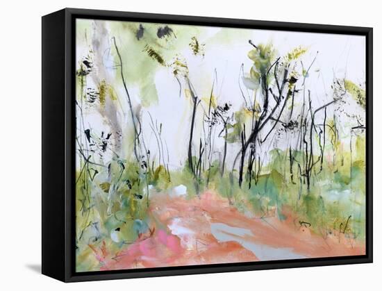 Fire Trail Through Loftus Ridge-Ann Gordon-Framed Stretched Canvas