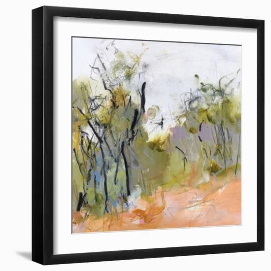 Fire Trail to Hanging Rock-Ann Gordon-Framed Art Print