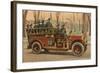 Fire Truck, Manchester, New Hampshire-null-Framed Art Print