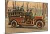 Fire Truck, Manchester, New Hampshire-null-Mounted Art Print