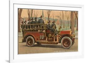 Fire Truck, Manchester, New Hampshire-null-Framed Art Print