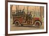 Fire Truck, Manchester, New Hampshire-null-Framed Art Print