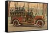 Fire Truck, Manchester, New Hampshire-null-Framed Stretched Canvas