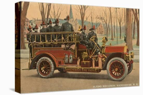 Fire Truck, Manchester, New Hampshire-null-Stretched Canvas