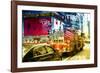 Fire truck - Times Square - Manhattan - New York City - United States-Philippe Hugonnard-Framed Photographic Print