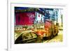 Fire truck - Times Square - Manhattan - New York City - United States-Philippe Hugonnard-Framed Photographic Print