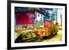 Fire truck - Times Square - Manhattan - New York City - United States-Philippe Hugonnard-Framed Photographic Print