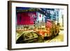 Fire truck - Times Square - Manhattan - New York City - United States-Philippe Hugonnard-Framed Photographic Print