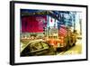 Fire truck - Times Square - Manhattan - New York City - United States-Philippe Hugonnard-Framed Photographic Print