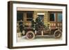 Fire Truck, Waterbury, Connecticut-null-Framed Art Print