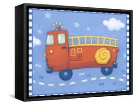 Fire Truck-Viv Eisner-Framed Stretched Canvas