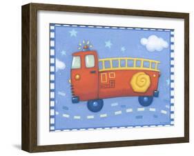 Fire Truck-Viv Eisner-Framed Art Print